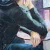 'Contemplating man'