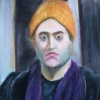 'Man with hat'