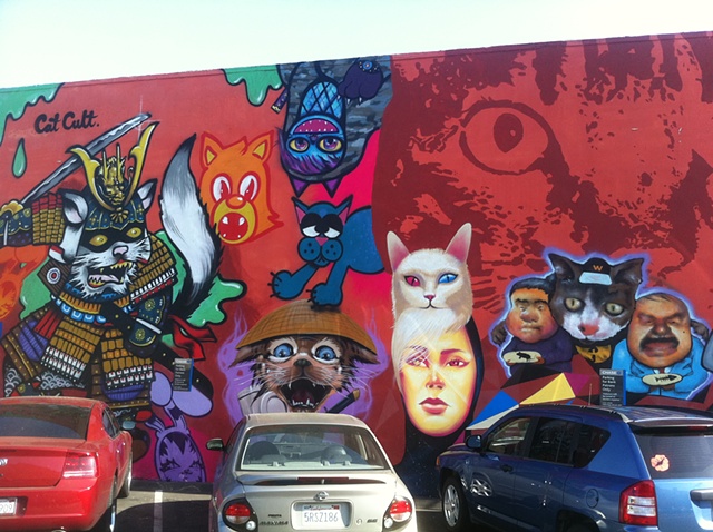 Cat Cult Mural Undisputed gym