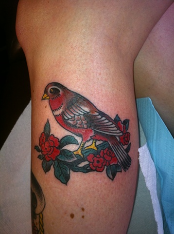 Linsey's leg