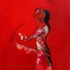 Flamenca roja IV