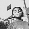Young Boy in Gypsy Settlement-Hungary