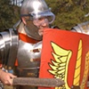 Cautious Ancient Rome Reenactors