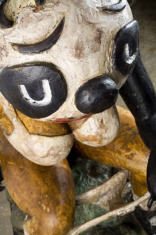 Crouching Panda detail