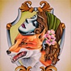 "Foxy Lady" Watercolor by Katie Davis