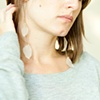 floating petal earrings