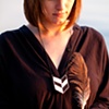 Black and White Chevron Necklace