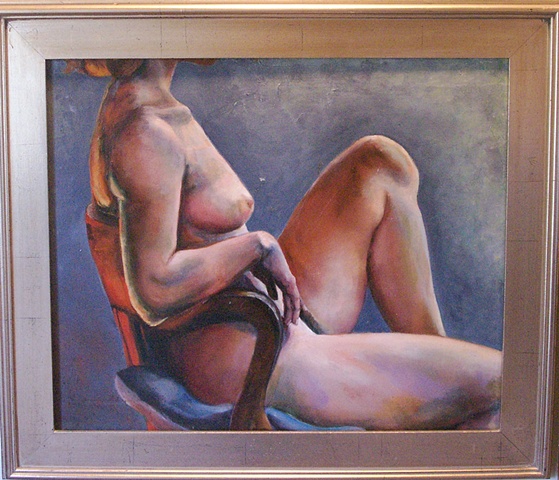 Nude in chair
