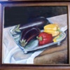 eggplant and peppers