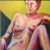 nude with silver light