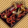 Gold scrollwork