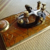 Brass inlay
