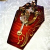 AAA Flamed Maple Coffin