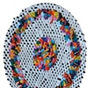 White on Black Woven Wreath 