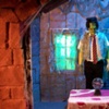 "Ghouligans!" show, set construction