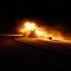 Baling at Night