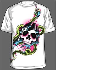Skull n' snake T
!!SALE!! 
$10!!