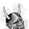 Hannya & peonys