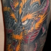 Dragon in clouds