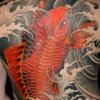 Koi and water - Backpiece