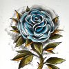 Blue rose