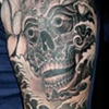 kapala - tibetan skull and lotus