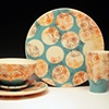 Dot Dot Quilt Dinner Setting (Detail)