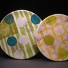 Dinner Plate Set (Dot Dot Diamond and Dot Dot Pinwheel)