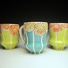 Dot Dot Doily Mugs