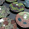 majolica salad plates