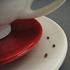 Cup and Saucer Stack with Mouse Droppings (detail)