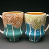 Dot Dot Doily Mugs