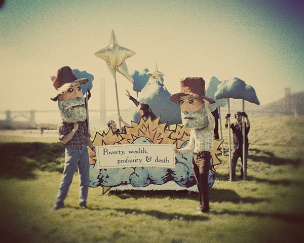 The Barbary Coast
Poverty, Wealth, Profanity & Death
Crissy Field, San Francisco

Part of Root Division's Introductions 2009