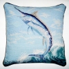 BLUE MERLIN PILLOW