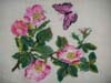 PINK FLORAL WITH BUTTERFLY