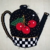 CHERRY DESIGN TEAPOT