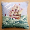 SAILING SHIP PILLOW