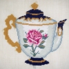 PINK ROSE TEAPOT