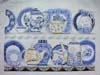 BLUE TEA SET HAND-PAINTED CANVAS