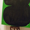 Green and Black on Chair