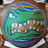 Pregnant Belly Painting - Florida Gators