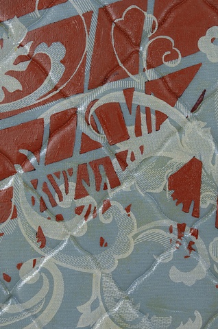 Red on Blue Hothouse, detail