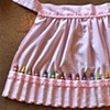 pink crayon apron