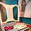 whitey embroidered chair