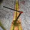 paris clock, detail