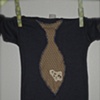 dog and tie onesie