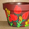 Redrose pot