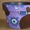 Purple eye pot