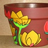 Redrose pot