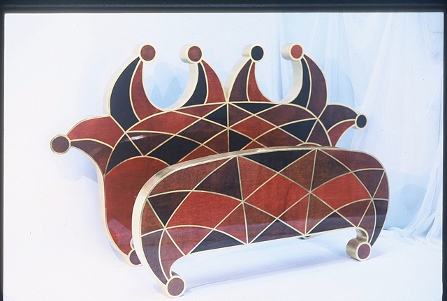 CUBIST QUEEN BED